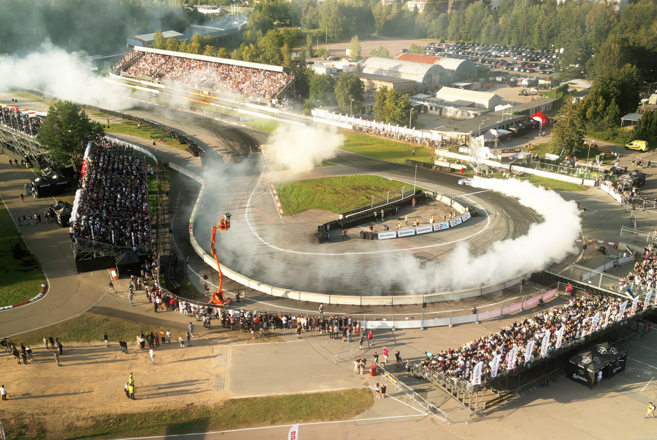 Drift King Of Riga 2024 Drone Maza Versija