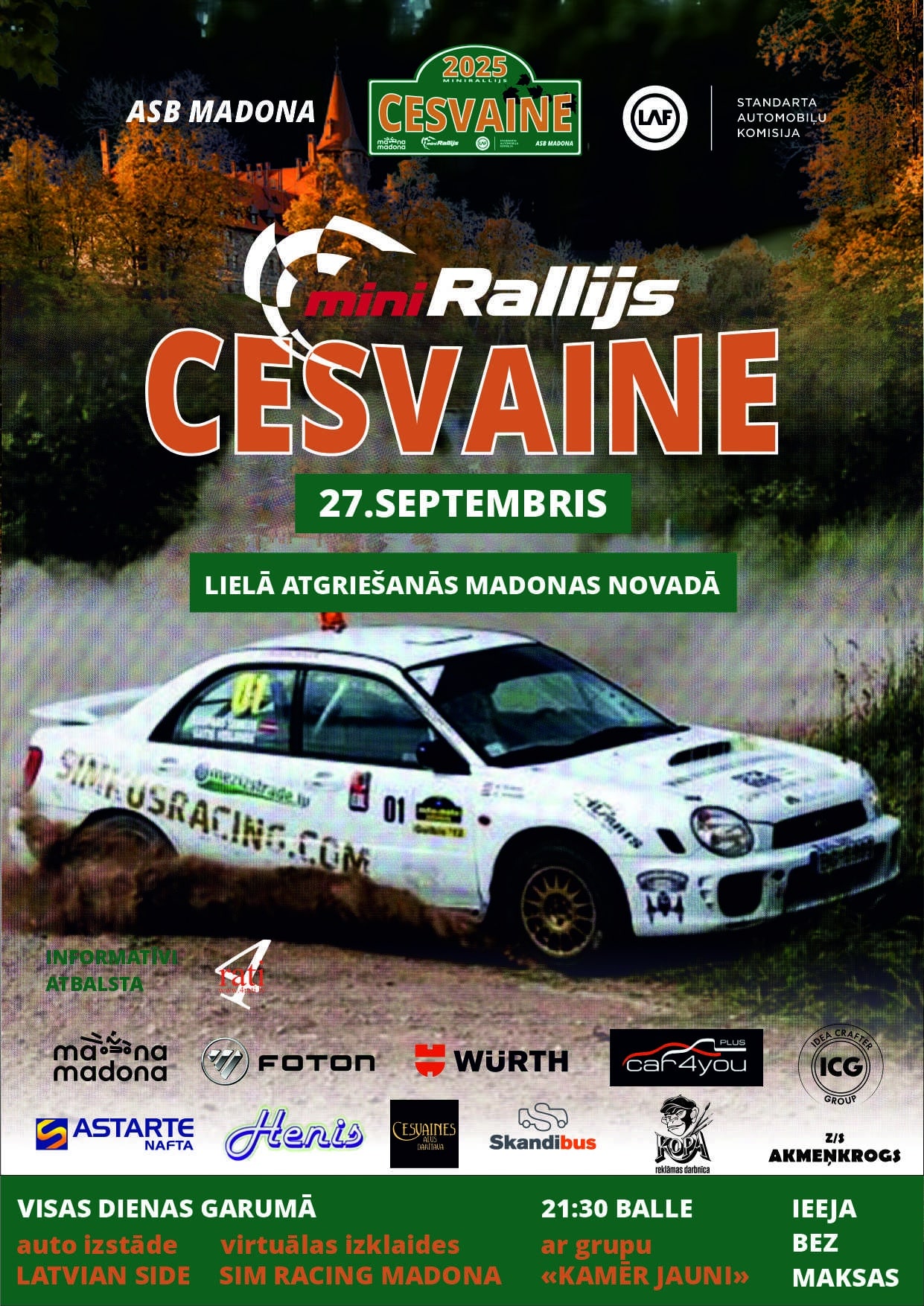 Minirallijs “Cesvaine”, Latvijas kausa 5. posms