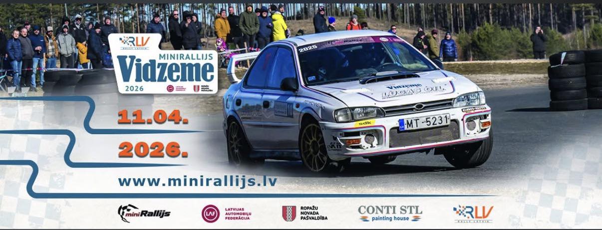 Minirallijs “Vidzeme”, Latvijas čempionāta un kausa 1. posms