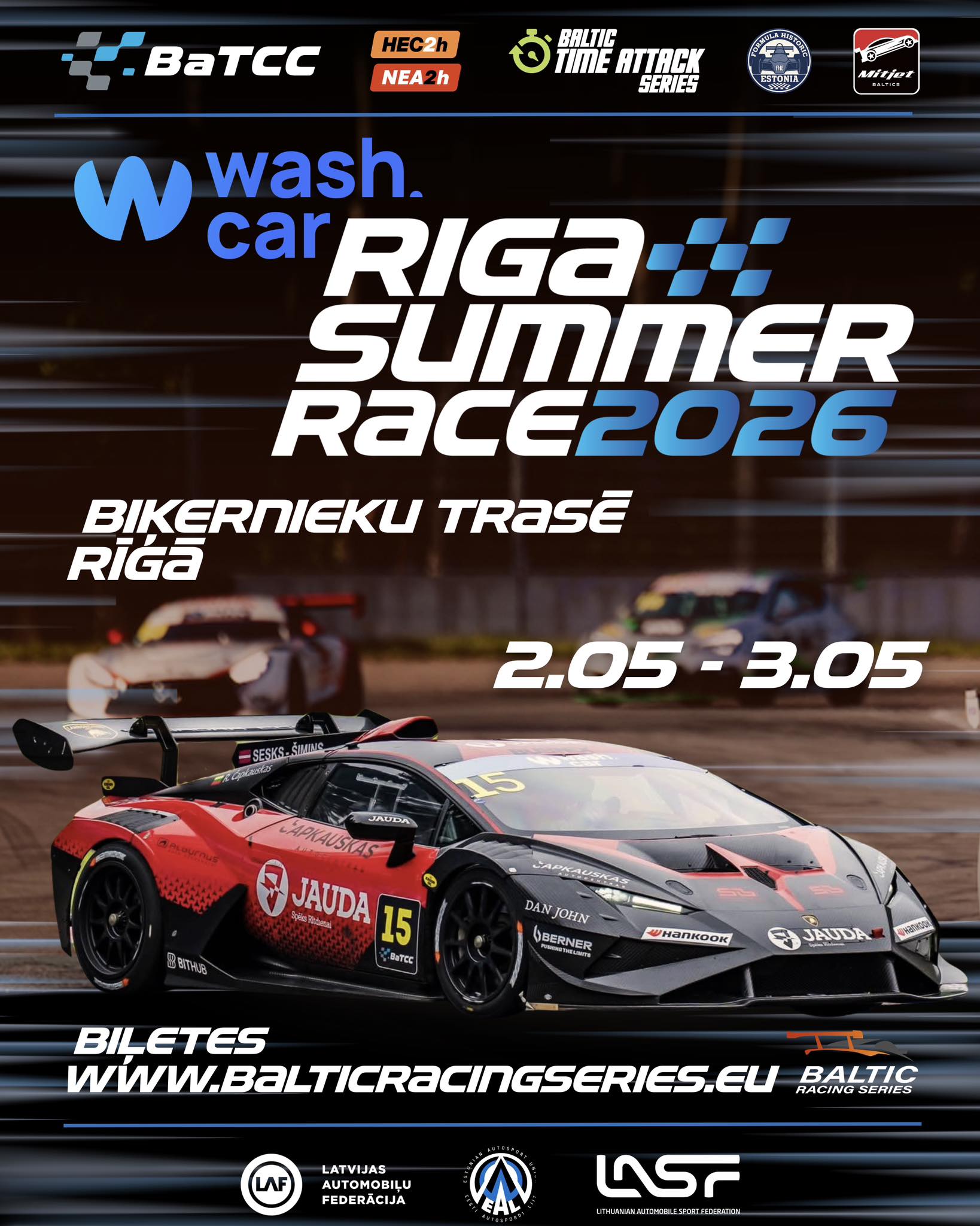 Riga Summer Race, Baltijas autošosejas čempionāta 1. posms
