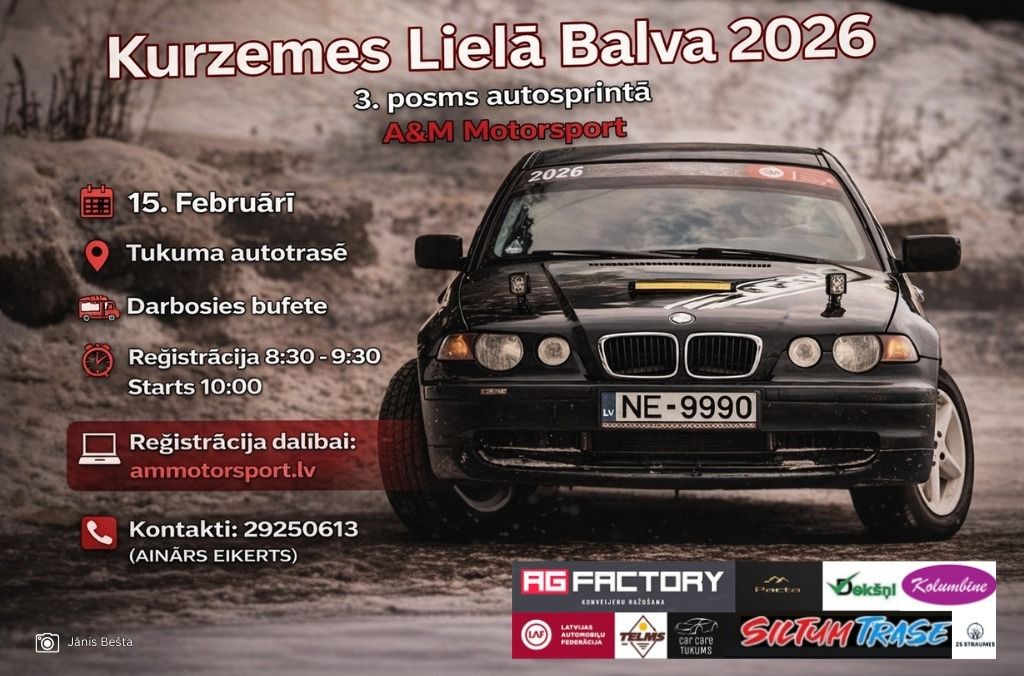 A&M Motorsport autosprinta 3. posms