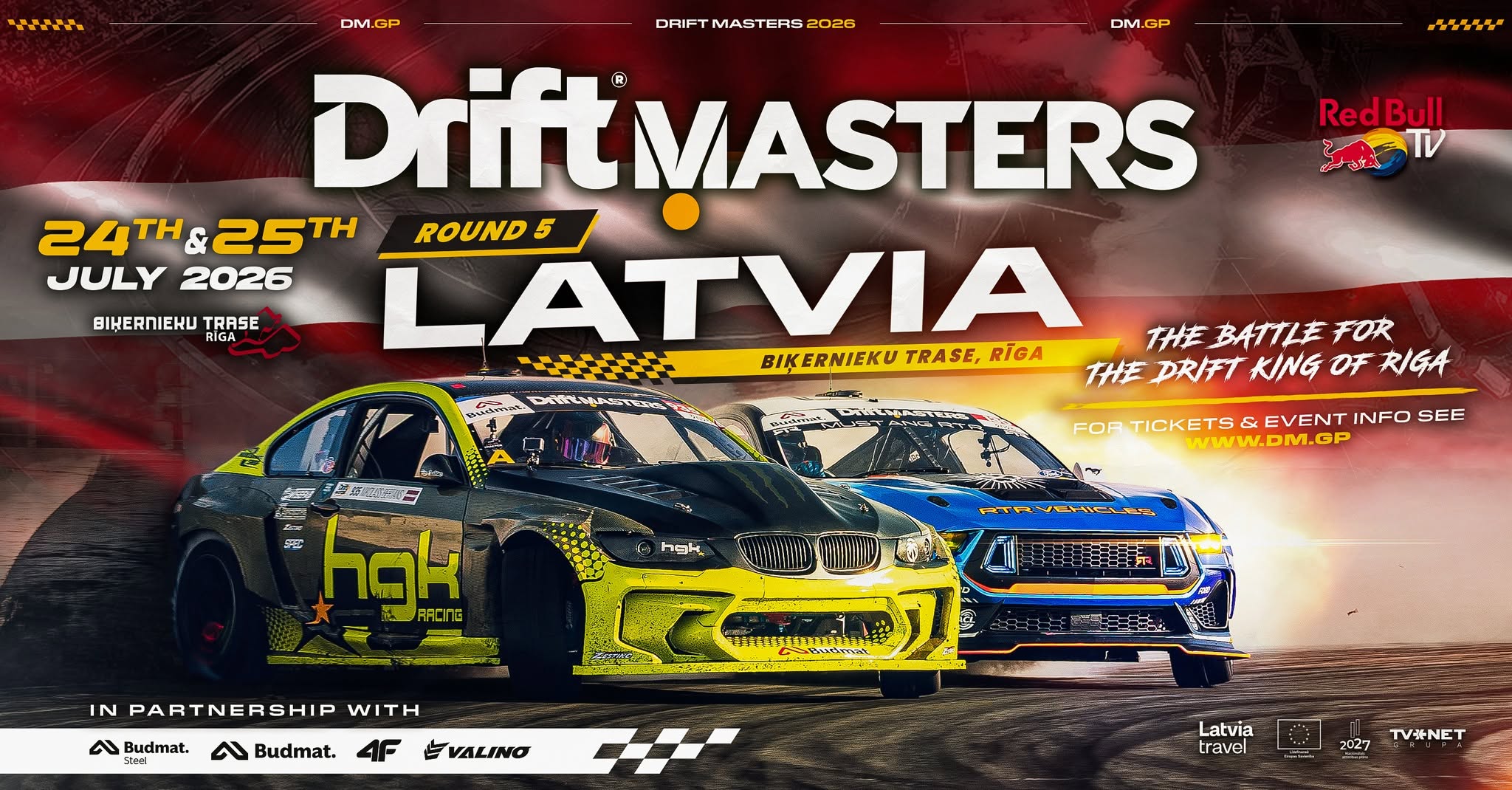 Drift Masters čempionāts – Riga 2026