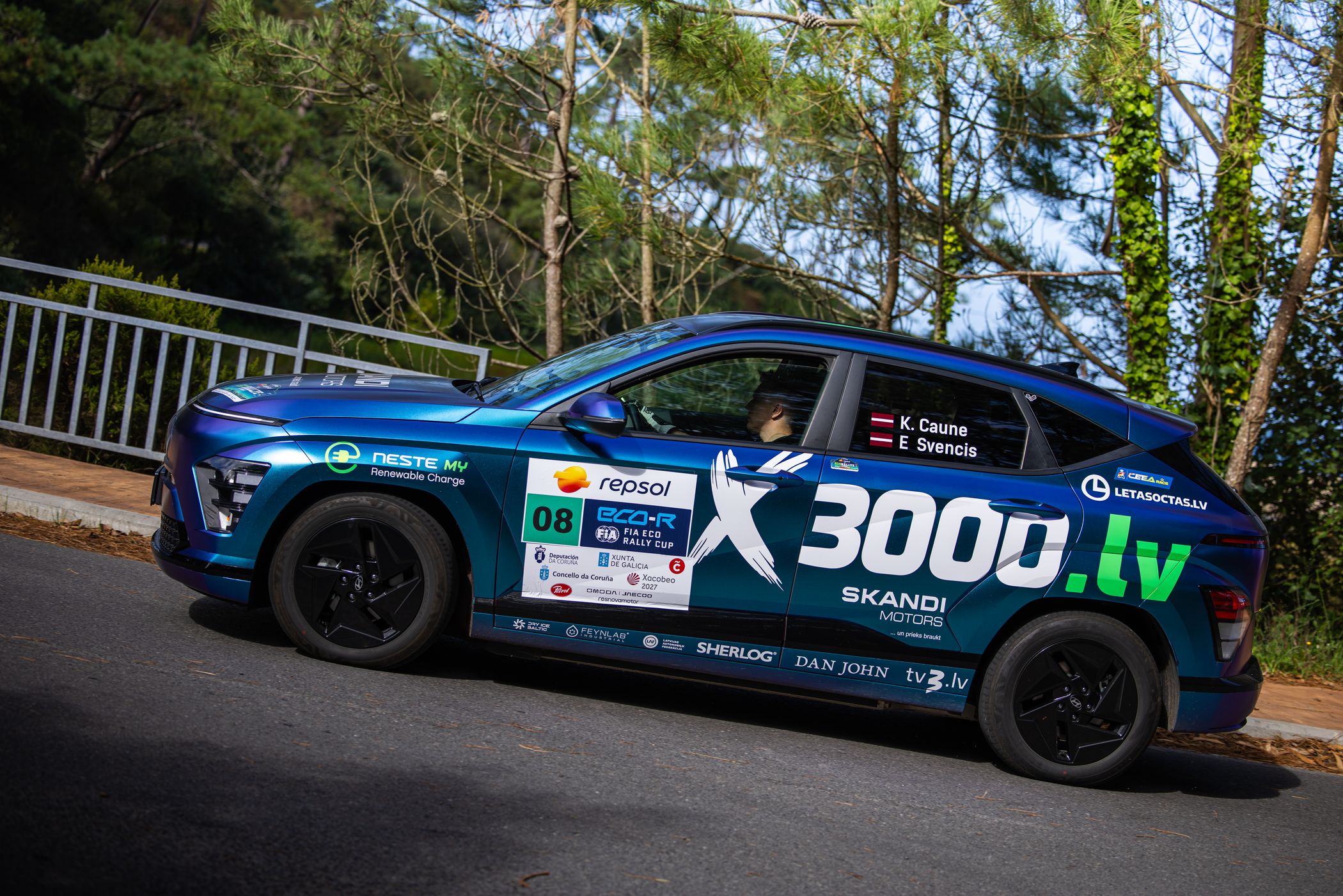 2026 09 23 F3 Krišjānis Caune . Edgars Svencis . X3000 Skandi Motors Racing ©10º Repsol Eco Rallye A Coruña